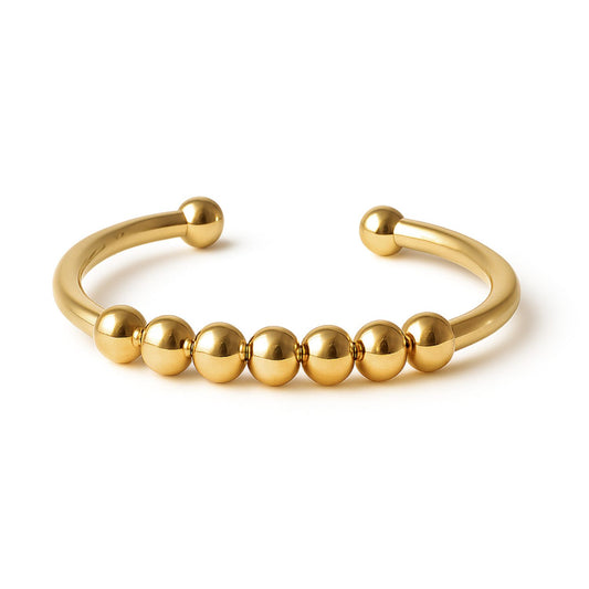 Anxiety Ring goud kleurig (RVS) one size