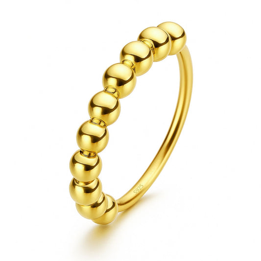 Anxiety Ring zilver 925 Gold Plated