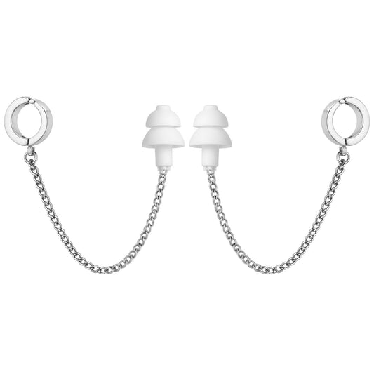 Earcuffs Voor Oordopjes Zilver RVS