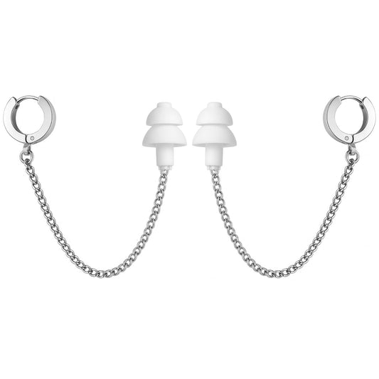 Oorbellen Voor Oordopjes Zilver RVS