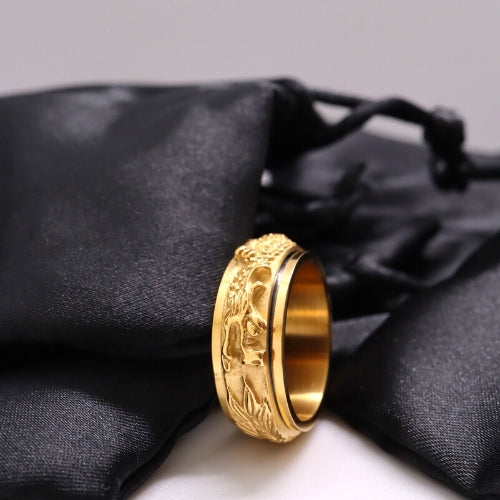 Anxiety ring (Draak) Goud Sfeerbeeld