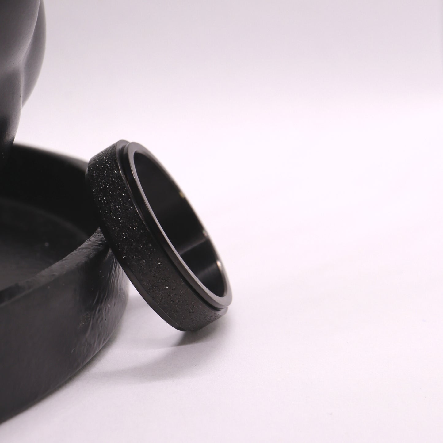 Anxiety ring (Glitter) Zwart Sfeerbeeld