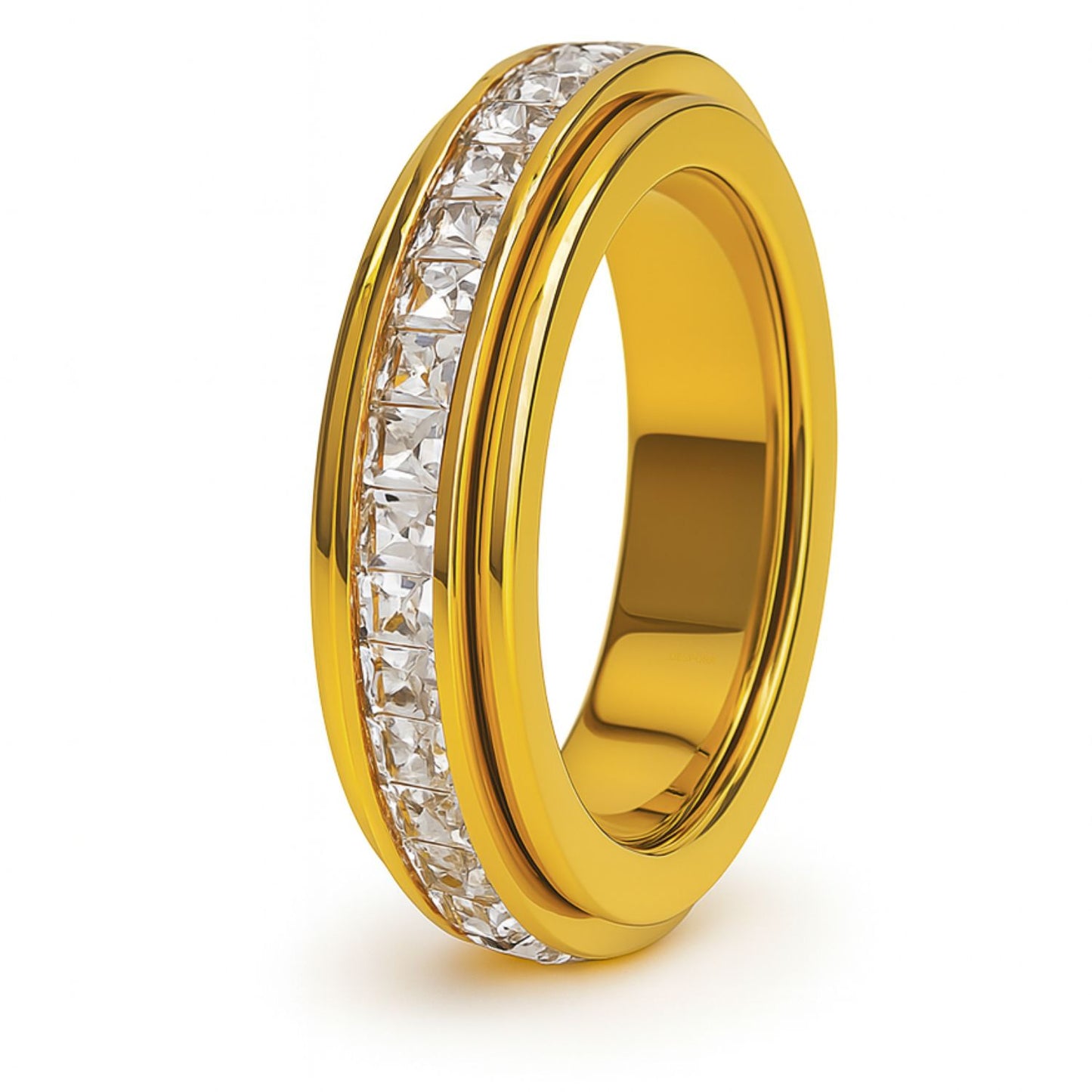 Anxiety Ring (Steentjes) Goud