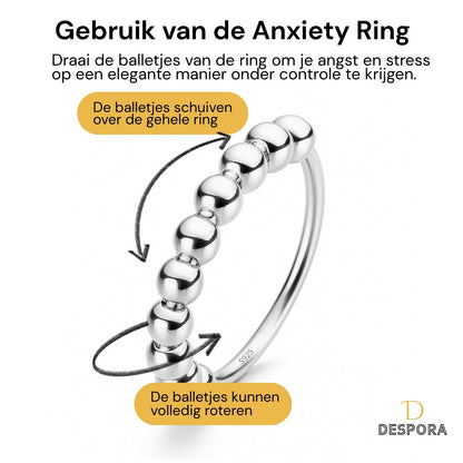 Anxiety Ring zilver 925 Gebruik