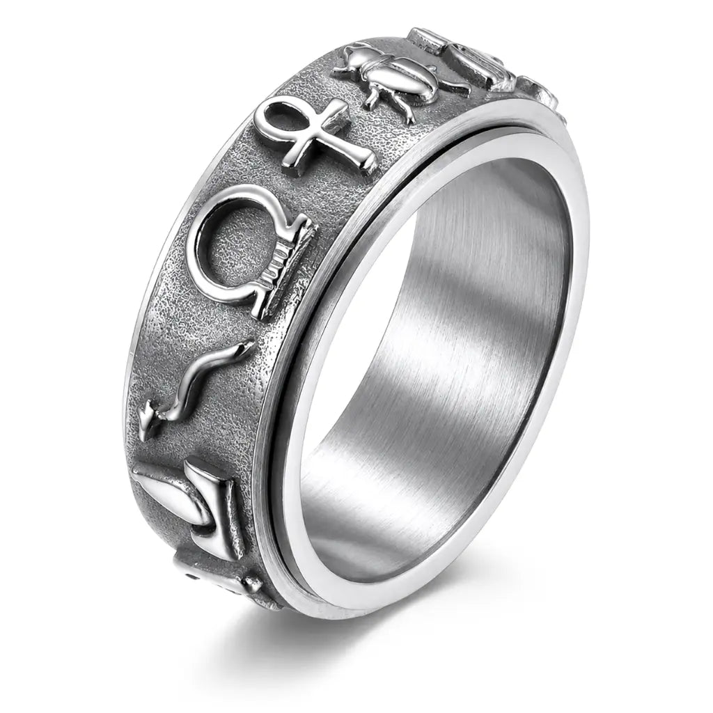 Anxiety ring (Egypte) Zilver
