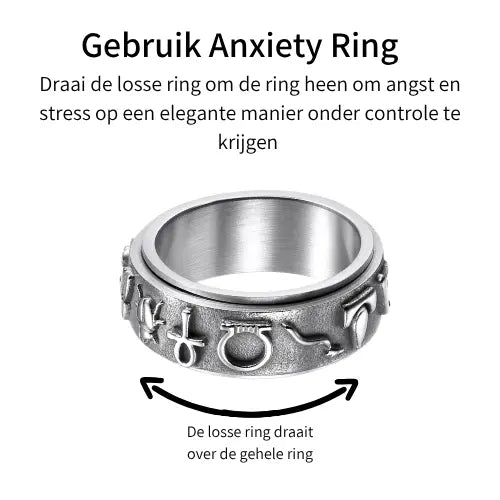 Anxiety ring (Egypte) Zilver Gebruik
