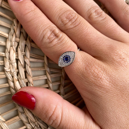 Anxiety Ring (Draairing Oog) Zilver 925