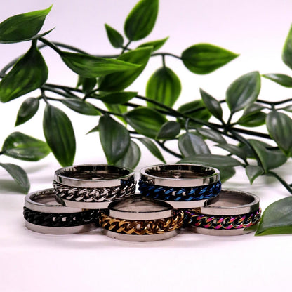 Anxiety Ring (Kettinkje) Regenboog ketting varianten