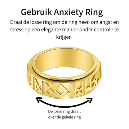 Anxiety Ring (Noors) Goud Gebruik