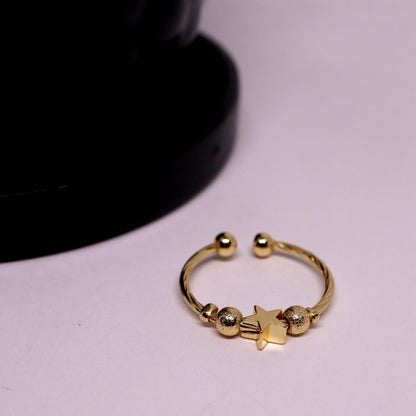 Anxiety Ring (ster) Goud Sfeerbeeld