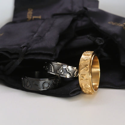 Anxiety ring (Egypte) Zwart varianten 