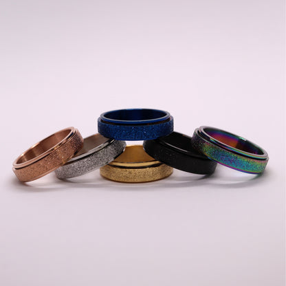 Anxiety ring (Glitter) Regenboog varianten 