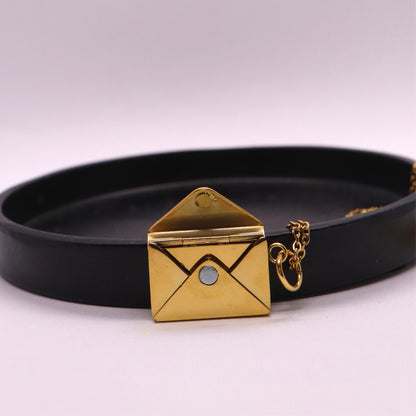 Unieke gepersonaliseerde ketting met envelop Goud Sfeerbeeld